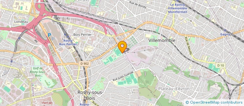 localisation de l'entreprise MONSIEUR VASILII CIOCAN à ROSNY-SOUS-BOIS