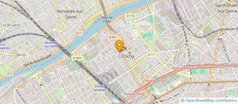 localisation de l'entreprise MONSIEUR VASILII ZUDIN à CLICHY