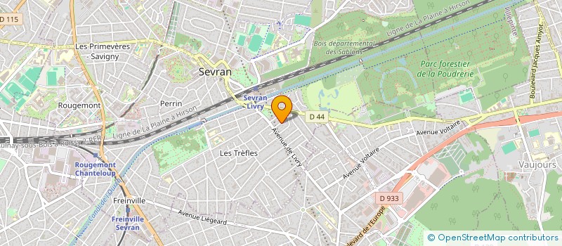 localisation de l'entreprise MONSIEUR VASKEN SIMONIAN à SEVRAN