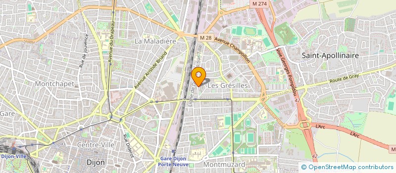 localisation de l'entreprise MONSIEUR VASO SARKISSIAN à DIJON