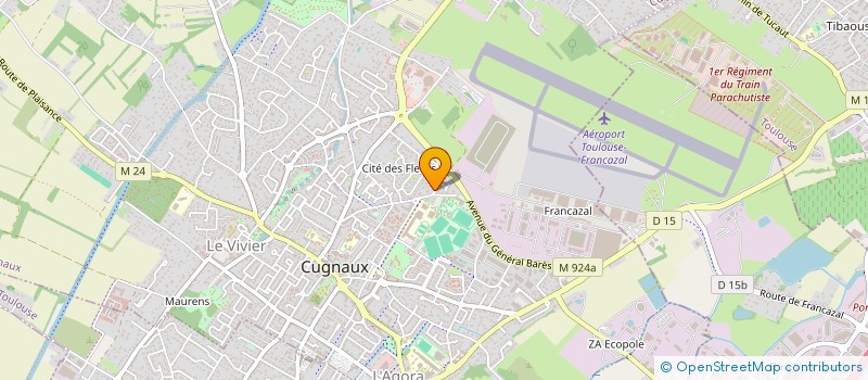 localisation de l'entreprise MONSIEUR VASSIL STOYTCHEV  CUGNAUX