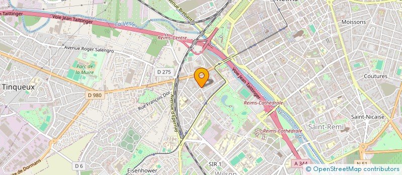 localisation de l'entreprise MONSIEUR VASSIL VRETO  REIMS