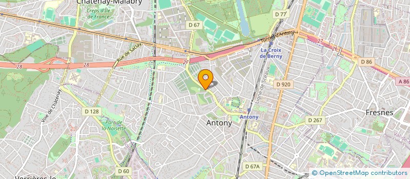 localisation de l'entreprise MONSIEUR VASSILI BOCLE à ANTONY