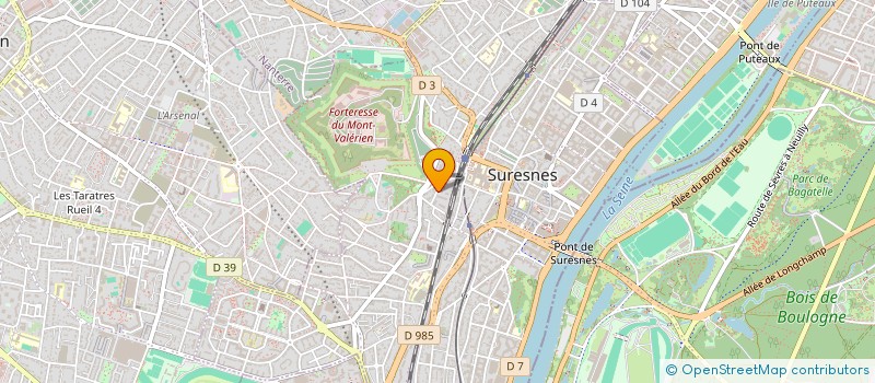 localisation de l'entreprise MONSIEUR VASSILI JOFFROY à SURESNES