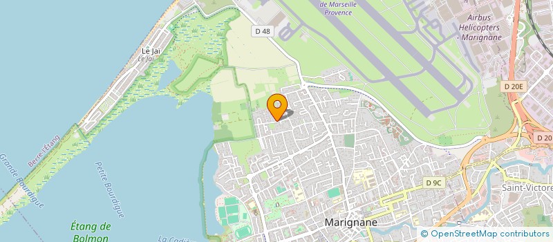 localisation de l'entreprise MONSIEUR VASSILI LAUBIE  MARIGNANE