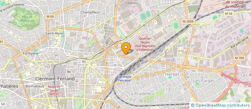 localisation de l'entreprise MONSIEUR VASSILI PICHOT  CLERMONT-FERRAND