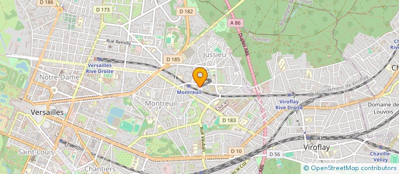 localisation de l'entreprise MONSIEUR VASSILI ZBIESKI à VERSAILLES