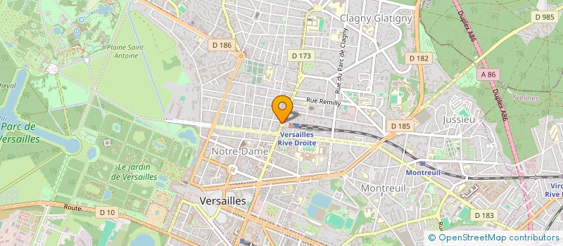 localisation de l'entreprise MONSIEUR VASSILIKI VLOTINOS à VERSAILLES