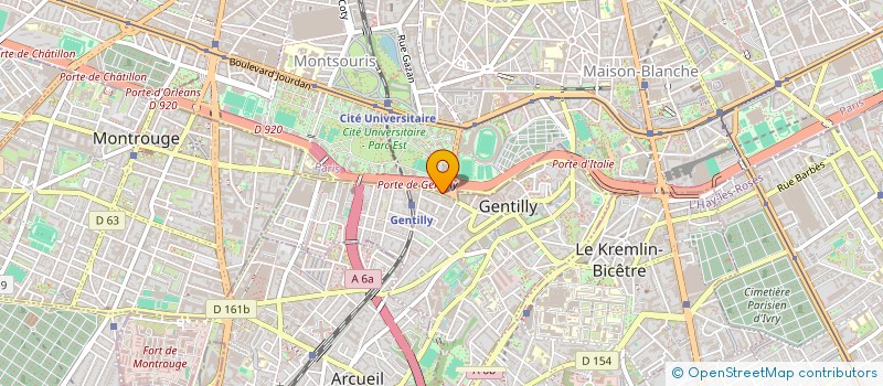 localisation de l'entreprise MONSIEUR VASSILIUS DOROPOULOS à GENTILLY