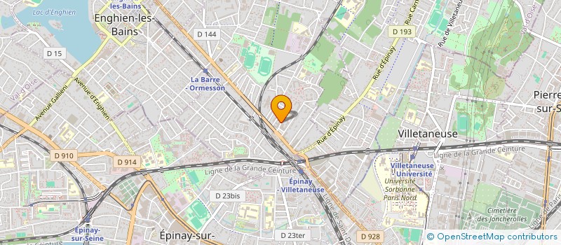 localisation de l'entreprise MONSIEUR VASSIRIKI SYLLA  DEUIL-LA-BARRE