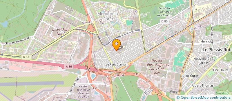 localisation de l'entreprise MONSIEUR VASSIRKI TRAORE à CLAMART