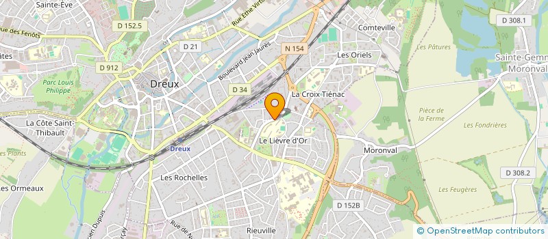 localisation de l'entreprise MONSIEUR VASYL DORDIAI  DREUX