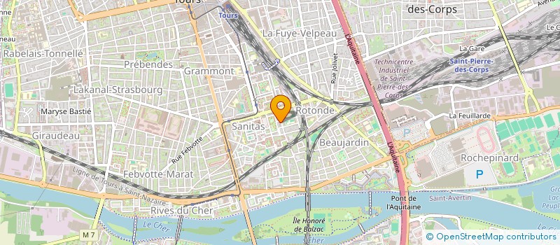 localisation de l'entreprise MONSIEUR VASYL KARAKONSTANTIN  TOURS