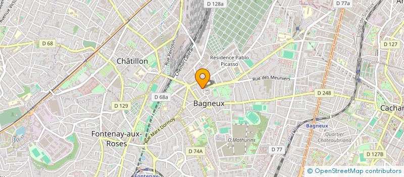 localisation de l'entreprise MONSIEUR VASYL LIUBKIVSKYI  BAGNEUX