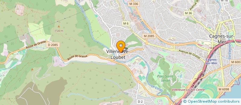 localisation de l'entreprise MONSIEUR VASYL MATIICHUK  VILLENEUVE-LOUBET