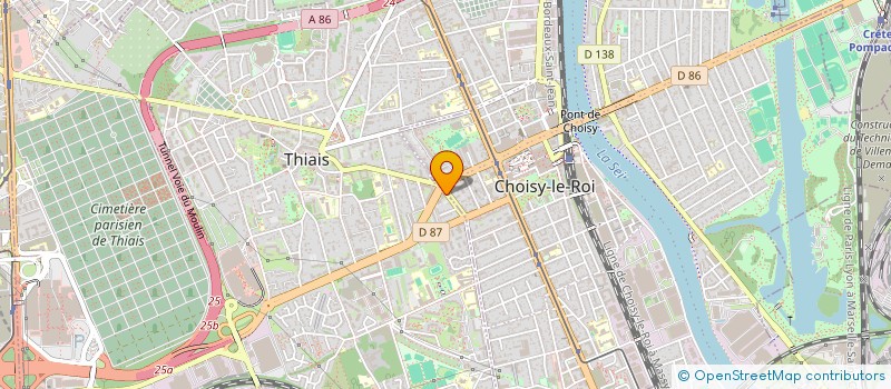 localisation de l'entreprise MONSIEUR VASYL NYKYFORETS  THIAIS