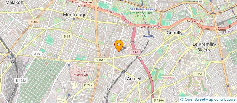 localisation de l'entreprise MONSIEUR VASYL OZARKO  ARCUEIL