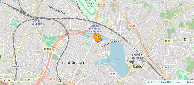 localisation de l'entreprise MONSIEUR VASYL STRAZHNYK  SAINT-GRATIEN