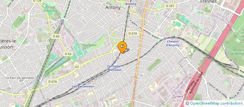 localisation de l'entreprise MONSIEUR VASYL TSURKAN à ANTONY
