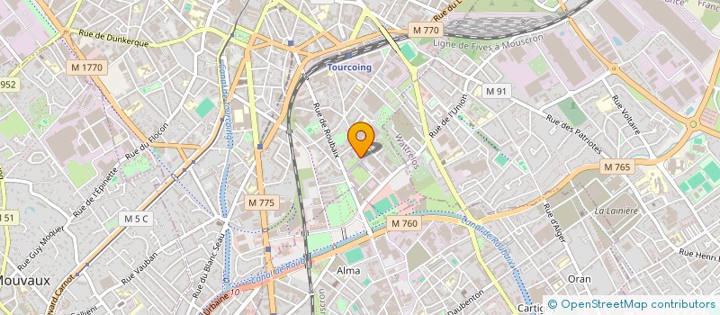 localisation de l'entreprise MONSIEUR VATHANAU SOM  TOURCOING