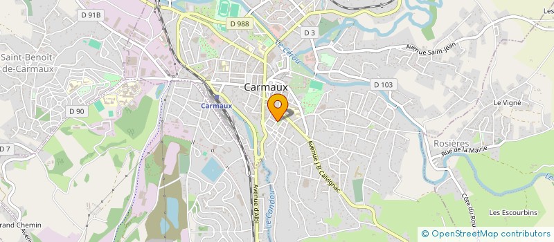 localisation de l'entreprise MONSIEUR VAYSSIERE INDIVISION à CARMAUX