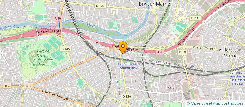 localisation de l'entreprise MONSIEUR VAZOUMANA TIMITE à CHAMPIGNY-SUR-MARNE