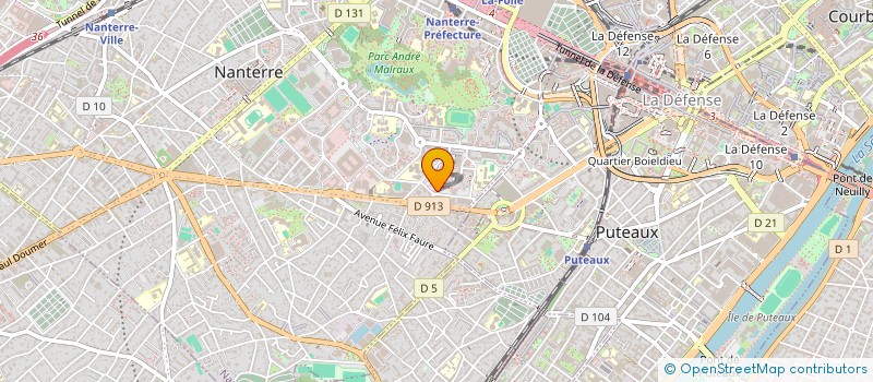 localisation de l'entreprise MONSIEUR VAZQUEZ ALONSO à NANTERRE