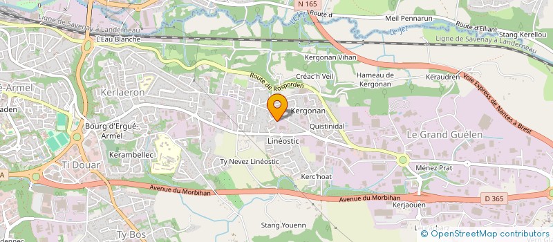 localisation de l'entreprise MONSIEUR VAZQUEZ LEMA à QUIMPER