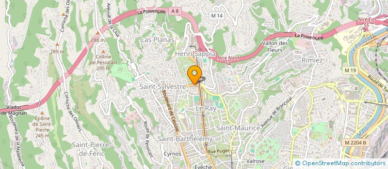 localisation de l'entreprise MONSIEUR VEACESLAV BALTEANCO à NICE