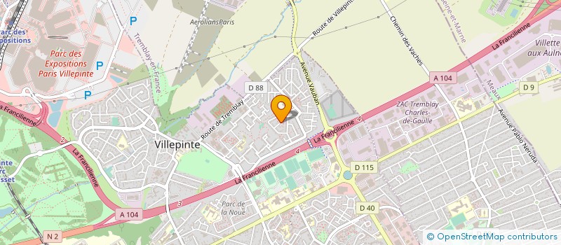localisation de l'entreprise MONSIEUR VEACESLAV BEVZ à VILLEPINTE