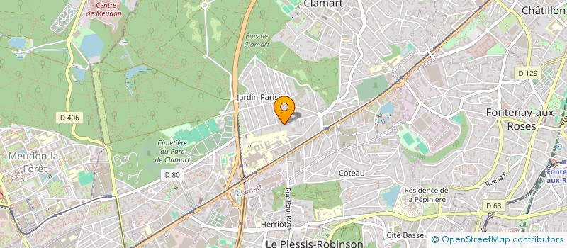 localisation de l'entreprise MONSIEUR VEACESLAV CATANA à CLAMART