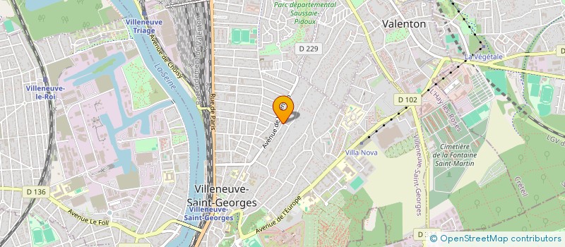 localisation de l'entreprise MONSIEUR VEACESLAV DROBOT à VILLENEUVE-SAINT-GEORGES