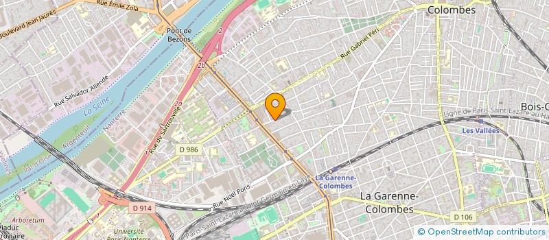 localisation de l'entreprise MONSIEUR VEACESLAV PATRASCA  COLOMBES