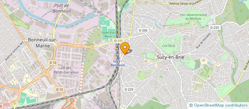 localisation de l'entreprise MONSIEUR VEACESLAV PECINENCO  SUCY-EN-BRIE