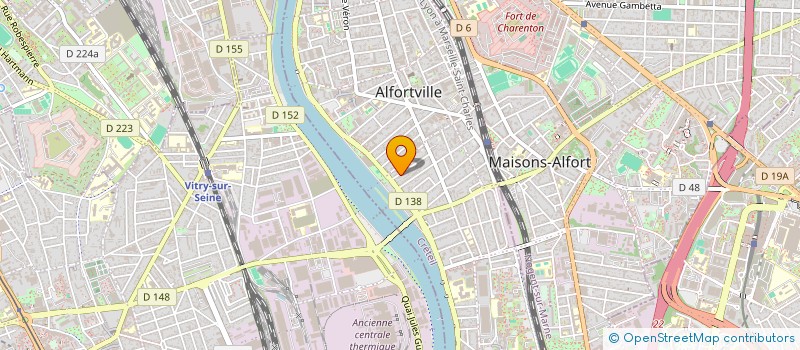 localisation de l'entreprise MONSIEUR VEACESLAV STEFOGLO à ALFORTVILLE