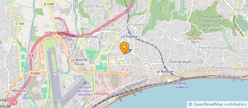 localisation de l'entreprise MONSIEUR VEACHESLAV HOMIAC à CANNES