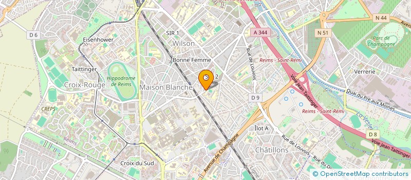 localisation de l'entreprise MONSIEUR VEDAT AYDOGDU  REIMS