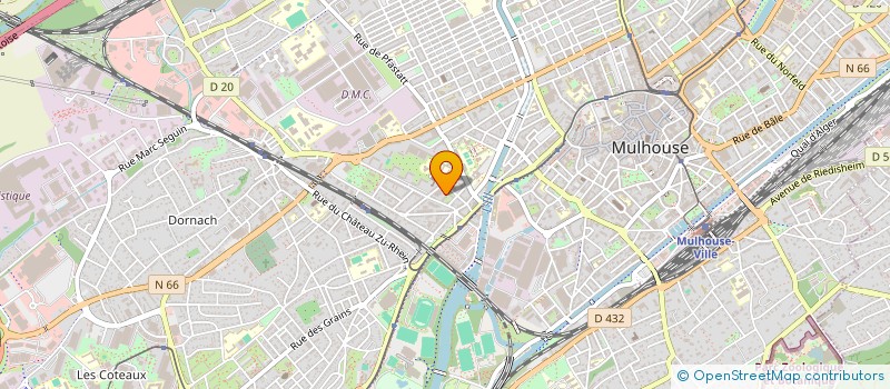 localisation de l'entreprise MONSIEUR VEDAT BEYAZ  MULHOUSE