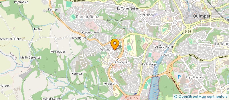 localisation de l'entreprise MONSIEUR VEDAT KANTAR à QUIMPER