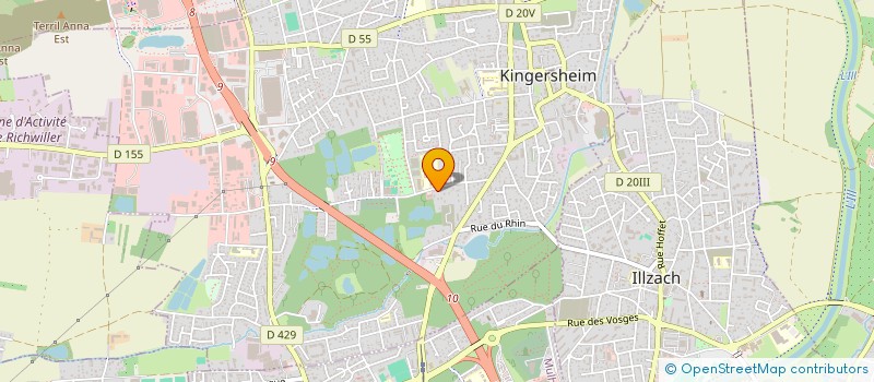 localisation de l'entreprise MONSIEUR VEDAT OZDEN à KINGERSHEIM