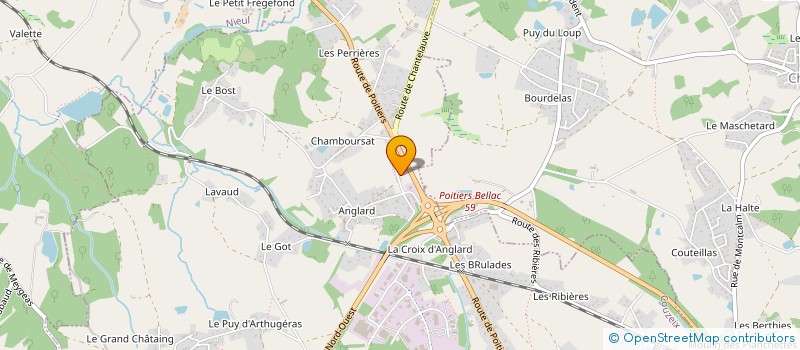 localisation de l'entreprise MONSIEUR VEHNY COUSSANTIEN à COUZEIX