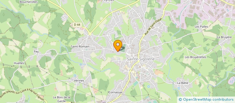 localisation de l'entreprise MONSIEUR VELI AVCI  SAINTE-SIGOLENE