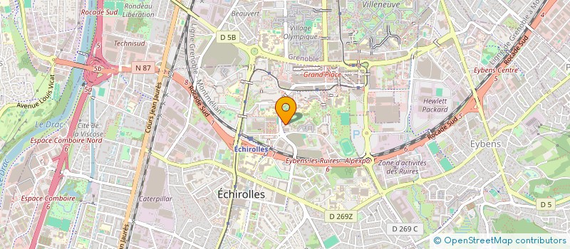 localisation de l'entreprise MONSIEUR VELI KOSE  ECHIROLLES