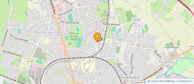 localisation de l'entreprise MONSIEUR VELI YILDIZ  COULANGES-LES-NEVERS