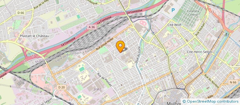 localisation de l'entreprise MONSIEUR VELI ZORLUCERI  MULHOUSE