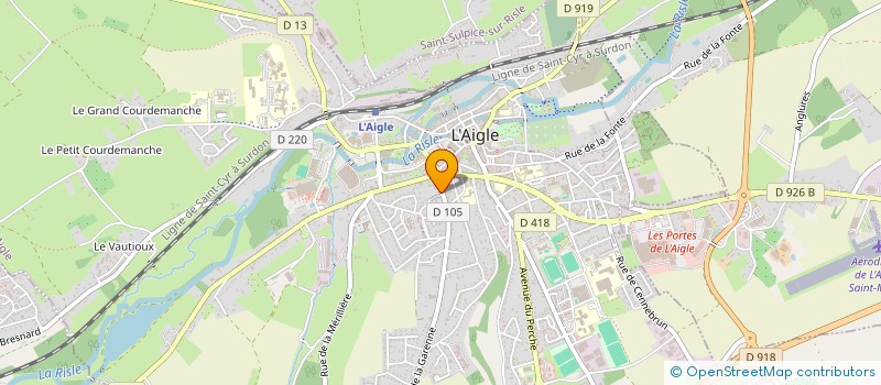localisation de l'entreprise MONSIEUR VELIBOR STEVANOVIC à L'AIGLE