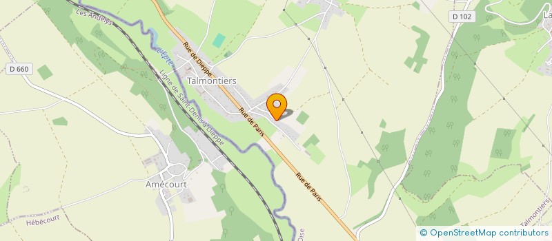 localisation de l'entreprise MONSIEUR VELIZAR FAIKOV  TALMONTIERS