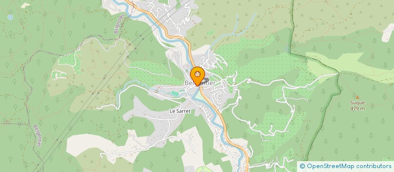 localisation de l'entreprise MONSIEUR VELJKO SINIDOLI  BELGENTIER