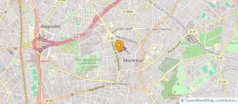 localisation de l'entreprise MONSIEUR VELMIR VELMIR à MONTREUIL