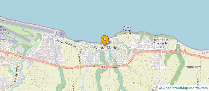 localisation de l'entreprise MONSIEUR VELOU VALLIAMEE CALLY  SAINTE-MARIE